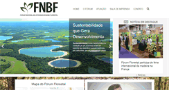 Desktop Screenshot of forumflorestal.org.br